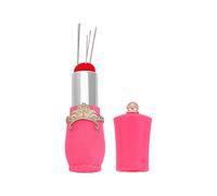 XuQiZZpp Boîte de rangement pour aiguilles à coudre en forme de rouge à lèvres