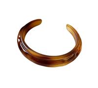 XuQiZZpp Bracelet minimaliste en résine translucide - Couleur douce - Art floral - Bijoux portables pour occasions spéciales