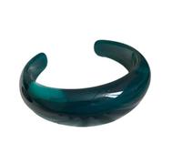 XuQiZZpp Bracelet minimaliste en résine translucide - Couleur douce - Art floral - Bijoux portables pour occasions spéciales