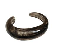 XuQiZZpp Bracelet minimaliste en résine translucide - Couleur douce - Art floral - Bijoux portables pour occasions spéciales