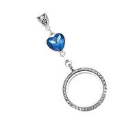 XuQiZZpp Breloque en alliage robuste pour bouquet de mariée avec cristaux et perles pour fiançailles, réception, photographie