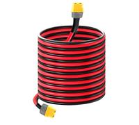 XuQiZZpp Câble d'extension XT60 femelle vers femelle - Cordon de remplacement pour batterie à distance - Accessoires de panneau solaire