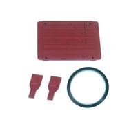 XuQiZZpp Cassettes de réparation de ruban adhésif avec deux fixateurs pour réparation de matériel vidéo de 6,35 mm et 1,27 cm