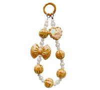 XuQiZZpp Chaîne de téléphone perlée Faite à la Main, Pendentif, lanière de téléphone Portable, Porte-clés Tendance, Bijoux pour Femmes, Charme de téléphone pour Filles