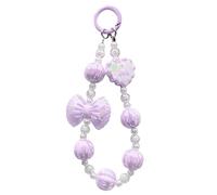 XuQiZZpp Chaîne de téléphone perlée Faite à la Main, Pendentif, lanière de téléphone Portable, Porte-clés Tendance, Bijoux pour Femmes, Charme de téléphone pour Filles