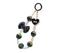 XuQiZZpp Chaîne de téléphone perlée Faite à la Main, Pendentif, lanière de téléphone Portable, Porte-clés Tendance, Bijoux pour Femmes, Charme de téléphone pour Filles