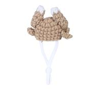 XuQiZZpp Chapeau amusant en tricot pour petit oiseau, animal de compagnie de dessin animé, costume d'Halloween, chapeau de hamster pour petit animal de compagnie