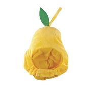 XuQiZZpp Chapeau amusant pour chat en forme de poire de dessin animé - Chapeau de Noël et cosplay - Accessoires chauds pour chiens et chats