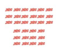 XuQiZZpp Collier avec pendentif en alliage commémoratif 2026, idéal pour les tenues de coiffure, bijoux légers et confortables, cadeau d'année, taille unique, Comme décrit