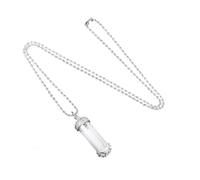 XuQiZZpp Collier avec pendentif infusé de parfums élégants avec fermoir sécurisé personnalisable