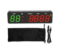 XuQiZZpp Compte à rebours numérique multifonction avec minuteur de charge magnétique pour entraînement HIIT et cuisines à domicile