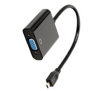 XuQiZZpp Convertisseur HDTV vers VGA Résolution 1080p Plug and Play Design Texture pour divers appareils Smartphone Display