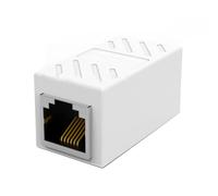 XuQiZZpp Coupleur RJ11 droit pour téléphone RJ11 6P6C 6P4C 6P2C Connecteur en ligne Adaptateur d'extension droite Adaptateur de cordon téléphonique