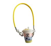 XuQiZZpp Creative Résine Bubble Cup Charm Crafting Set Léger Décoration Bijoux Accessoire pour Accessoires et Porte-clés