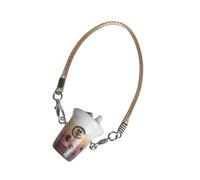 XuQiZZpp Creative Résine Bubble Cup Charm Crafting Set Léger Décoration Bijoux Accessoire pour Accessoires et Porte-clés