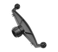 XuQiZZpp Double prise 17 mm Ball Mount Adapter Base pour étendre les supports de téléphone de tableau de bord de voiture à deux appareils