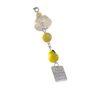 XuQiZZpp Élégant carillon à vent avec pendentif en forme de poire multi-usage pour femme et homme fait à la main pour téléphone portable