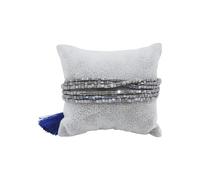 XuQiZZpp Élégant pampilles en verre perlé - Tendance - Texture en verre - Convient pour les femmes au quotidien, taille unique, Comme décrit
