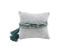 XuQiZZpp Élégant pampilles en verre perlé - Tendance - Texture en verre - Convient pour les femmes au quotidien, taille unique, Comme décrit
