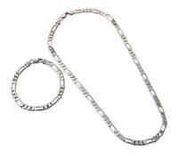 XuQiZZpp Ensemble de bijoux chaîne chaîne collier accessoires de mode ensemble en métal adapté amateurs de mode de mariage