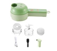 XuQiZZpp Ensemble de coupe-légumes électrique portable 4 en 1 sans fil électrique presse-purée