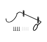 XuQiZZpp Étagère à vin avec vis, rangement mural simple en fer noir