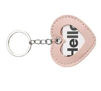 XuQiZZpp Étui de protection compact et léger pour carte, porte-clés avec motif cœur, a, Taille unique