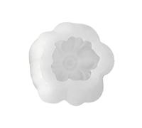 XuQiZZpp Fondant en silicone multifonction en forme de fleur pour la fabrication de bougies, savons, bonbons, chocolat, décoration de gâteau