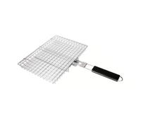 XuQiZZpp Grilles pliables avec poignée amovible 32 cm en acier inoxydable pour famille, camping, pique-nique