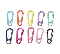 XuQiZZpp Lot de 10 petits mousquetons en paracorde pour porte-clés, sacs à dos et laisses de chien