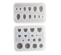 XuQiZZpp Lot de 2 moules de boucles d'oreilles gothiques en résine époxy pour fabrication de bijoux personnalisés pour les amateurs d'artisanat