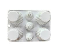 XuQiZZpp Lot de 2 moules flexibles en silicone pour mousses, gâteaux, fondants, chocolats, desserts, pâtisseries