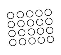 XuQiZZpp Lot de 20 mousquetons en métal léger pour clés de voiture et accessoires faciles à ouvrir