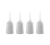 XuQiZZpp Lot de 4 flacons de lavage portables avec buse pour une distribution précise de la colle et de l'huile