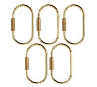 XuQiZZpp Lot de 5 porte-clés tendance faits à la main en cuivre pour la fabrication de bijoux et porte-clés