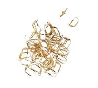 XuQiZZpp Lot de 50 clips d'oreille en acier léger résistant au port Design français Accessoires de soirée