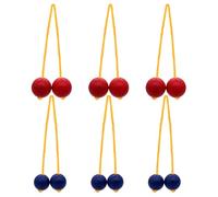 XuQiZZpp Lot de 6 bolas de golf professionnels pour camping, réceptions, team building pour jardin, plage, jeu d'équipe, équipement de jeu portable