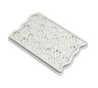 XuQiZZpp Moule en silicone avec motif de feuille de fleur pour décoration de gâteaux et fondants, outils de cuisson au chocolat