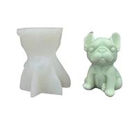 XuQiZZpp Moule en silicone en forme de chiens mignons pour bonbons, dessert, glaçons, cupcakes faits à la main, moule en silicone pour la cuisson