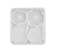 XuQiZZpp Moule en silicone en forme de coquelicot réaliste pour décoration de la maison, bijoux, moule en époxy
