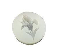 XuQiZZpp Moule en silicone en forme de fleur - Outil de cuisson pour la fabrication de chocolats, bonbons, savons, fondants de Noël - Outils de décoration de gâteaux