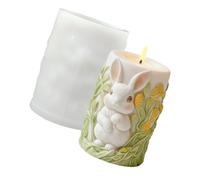 XuQiZZpp Moule en silicone en forme de lapin pour Pâques et figurines décoratives