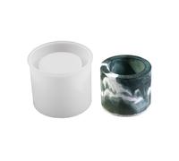 XuQiZZpp Moule en silicone multifonctionnel fait à la main - Boîte de rangement cylindrique pour stylos - Parfait pour l'école