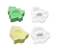 XuQiZZpp Moule en silicone réutilisable en forme d'arbre de Noël pour projets et décorations d'intérieur