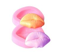 XuQiZZpp Moule en silicone rouge à lèvres pour gâteaux, légumes, bonbons, biscuits, chocolat, glaçons, desserts, chocolats, fondants, biscuits