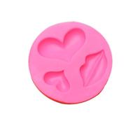 XuQiZZpp Moule en silicone rouge à lèvres pour gâteaux, légumes, bonbons, biscuits, chocolat, glaçons, desserts, chocolats, fondants, biscuits