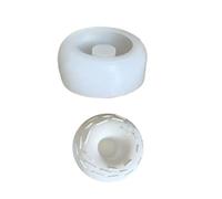 XuQiZZpp Moule rond créatif en silicone pour bougeoir idéal pour les décorations de fête d'anniversaire et les cadeaux de vacances