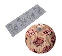 XuQiZZpp Moules en silicone antiadhésifs en forme de feuille pour bonbons, chocolats, gâteaux, gâteaux d'anniversaire, moules de cuisson en silicone