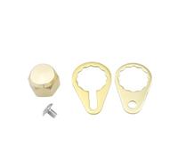 XuQiZZpp Moulinets Manivelles Écrou et Vis et Plaque Poignée Gauche/Droite Cache-Écrou pour Moulinets Baitcasting Accessoires de Pêche pour Plaque Gauche et Droite