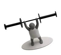 XuQiZZpp Organisateurs de mouchoirs polyvalents sur le thème des haltérophiles pour plusieurs pièces, y compris la table de salle de bain pour ranger des mouchoirs et des bijoux